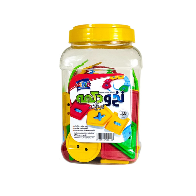 بازی فکری نخ و دکمه مدل قلقلک