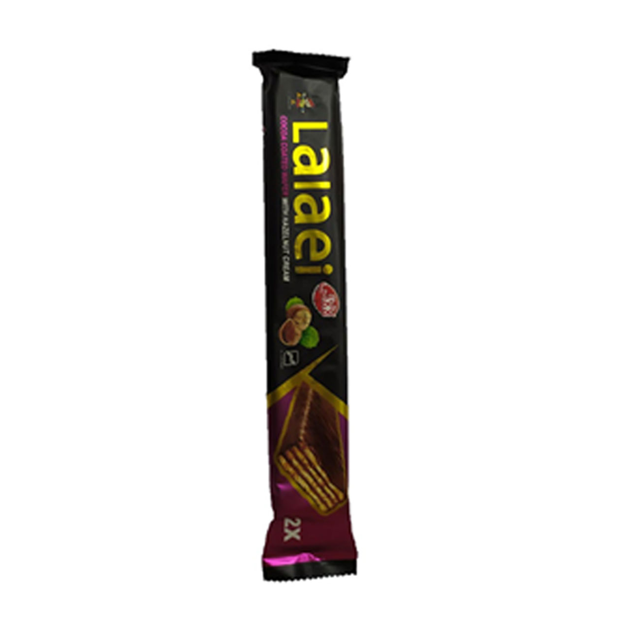 ویفر فندقی لالائی با روکش کرم کاکائو 44 گرمی