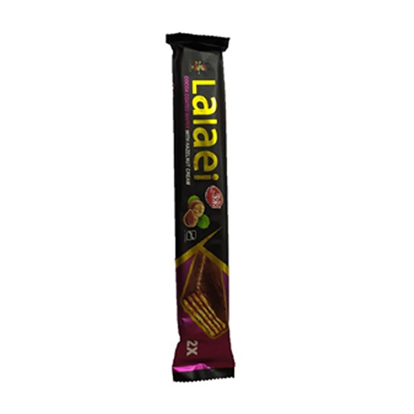 ویفر فندقی لالائی با روکش کرم کاکائو 44 گرمی