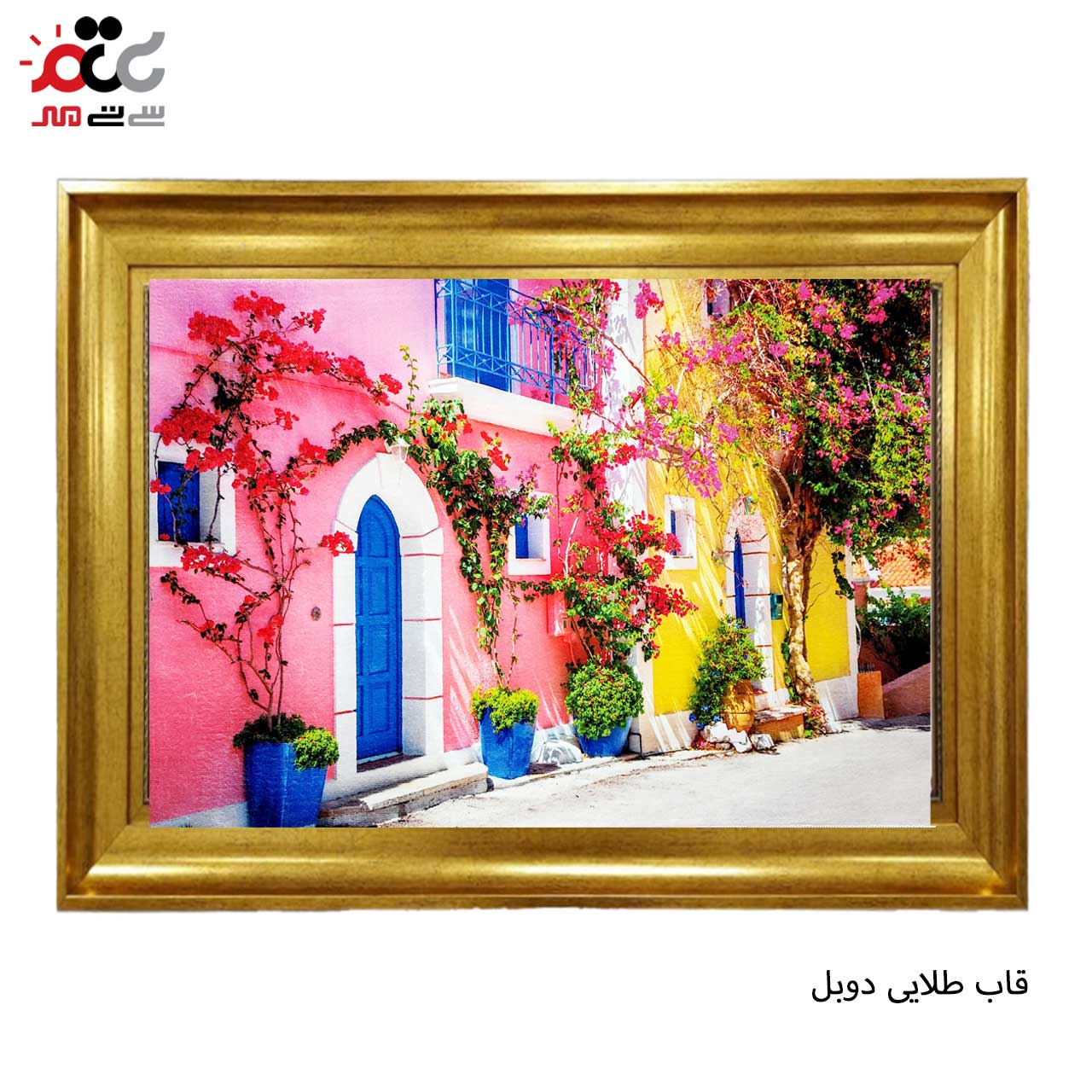 تابلو فرش طرح دار با قاب