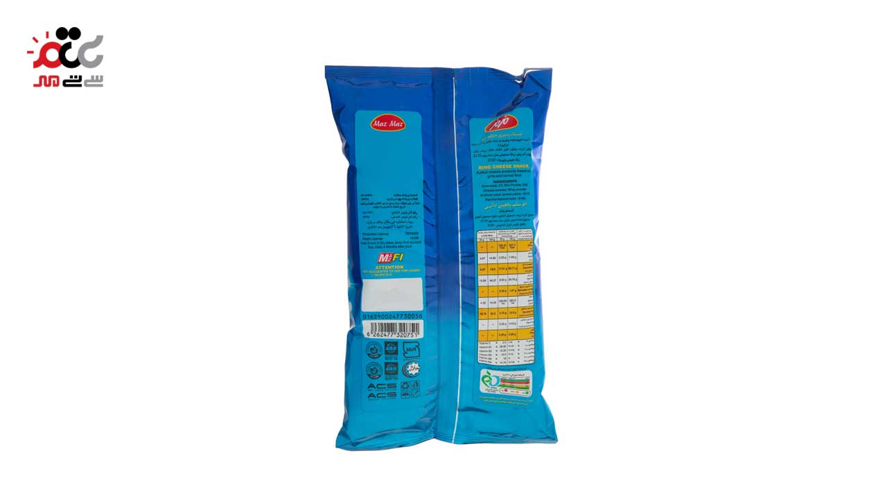 پفک حلقه ای مزمز 85 گرمی