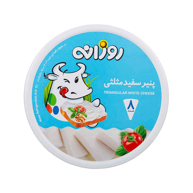 پنیر سفید مثلثی روزانه 120 گرمی