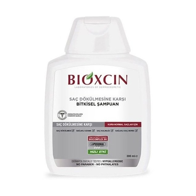 شامپو ضد ریزش مو بیوکسین کلاسیک مخصوص موهای خشک و نرمال حجم 300 میلی لیتری