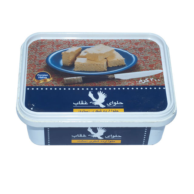 حلوا ارده شکری ساده عقاب 400 گرمی