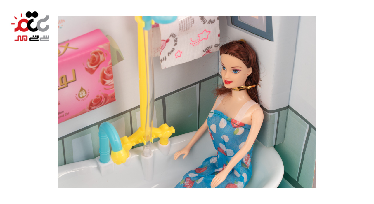 اسباب بازی وان حمام باربی موزیکال 1008