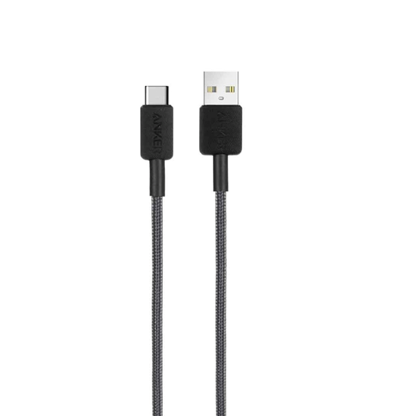 کابل شارژ 0.9 متری ANKER Type-C مدل A81H5H11 - مشکی (گارانتی 18ماهه حافظه طلایی ایستا)