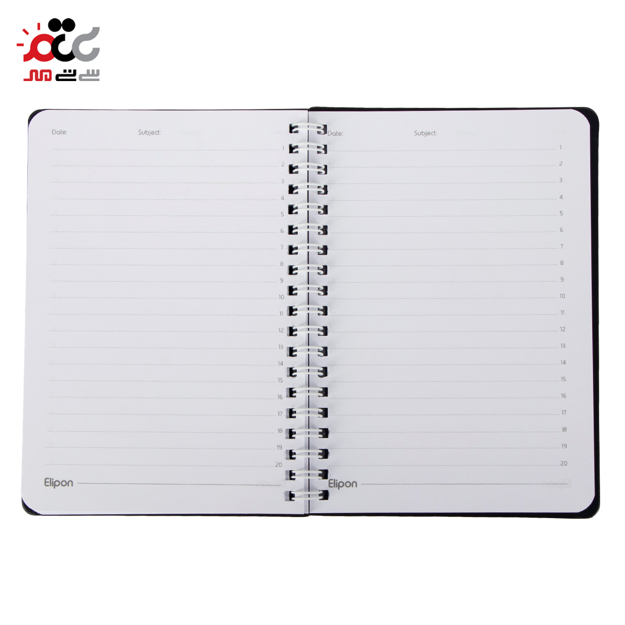 دفترچه یادداشت الیپون 80 برگ