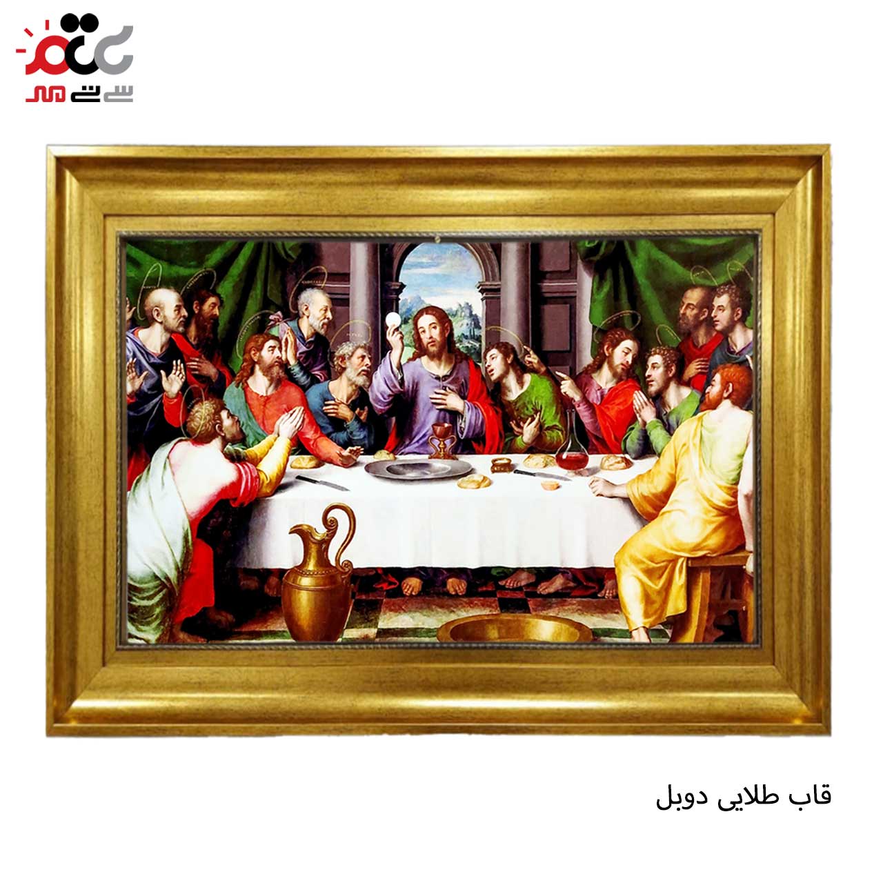 تابلو فرش چاپی طرح فرشته کد 11088 سایز 50×50 سانتی متری