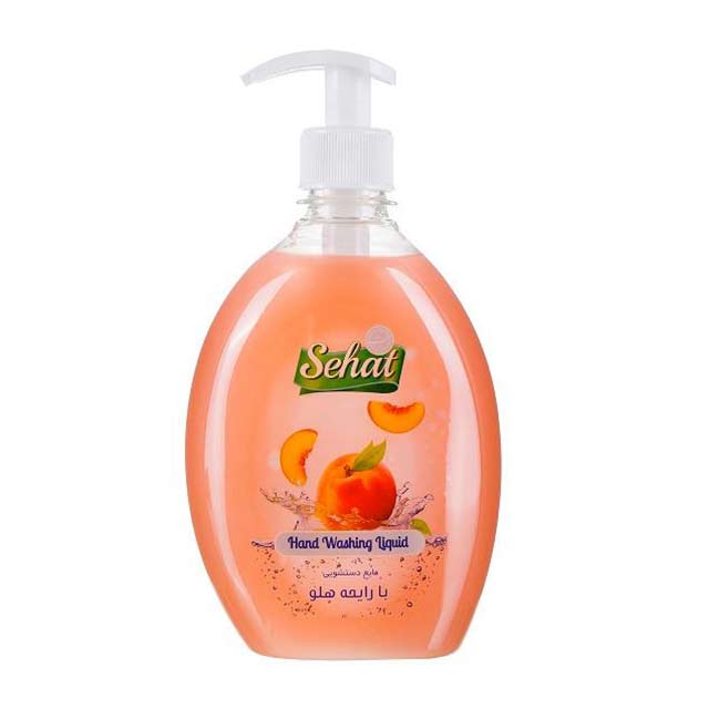 مایع دستشویی صدفی با رایحه هلو صحت 500 میلی لیتری