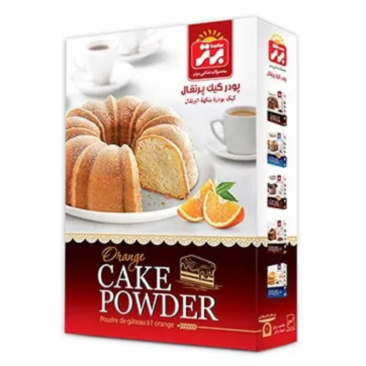 پودر کیک پرتقالی برتر 450 گرمی