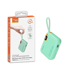 پاوربانک فست شارژ Arun 10000mAh مدل DX03 22.5W - سبز پاستیلی (گارانتی IPM)
