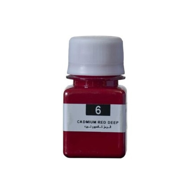 رنگ اکریلیک قرمز پرسیس آرت کد 6 حجم 21 میلی لیتری
