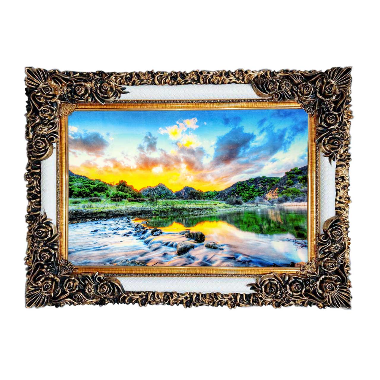 تابلو فرش با زیبا ترین قاب