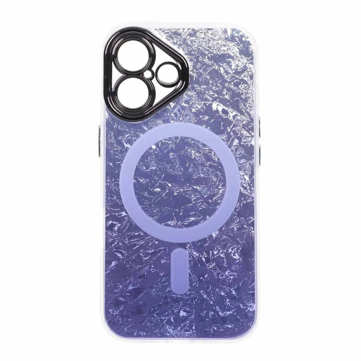 قاب ice طرح مگ سیف دور مات لنز شفاف Apple iPhone 16 - یاسی