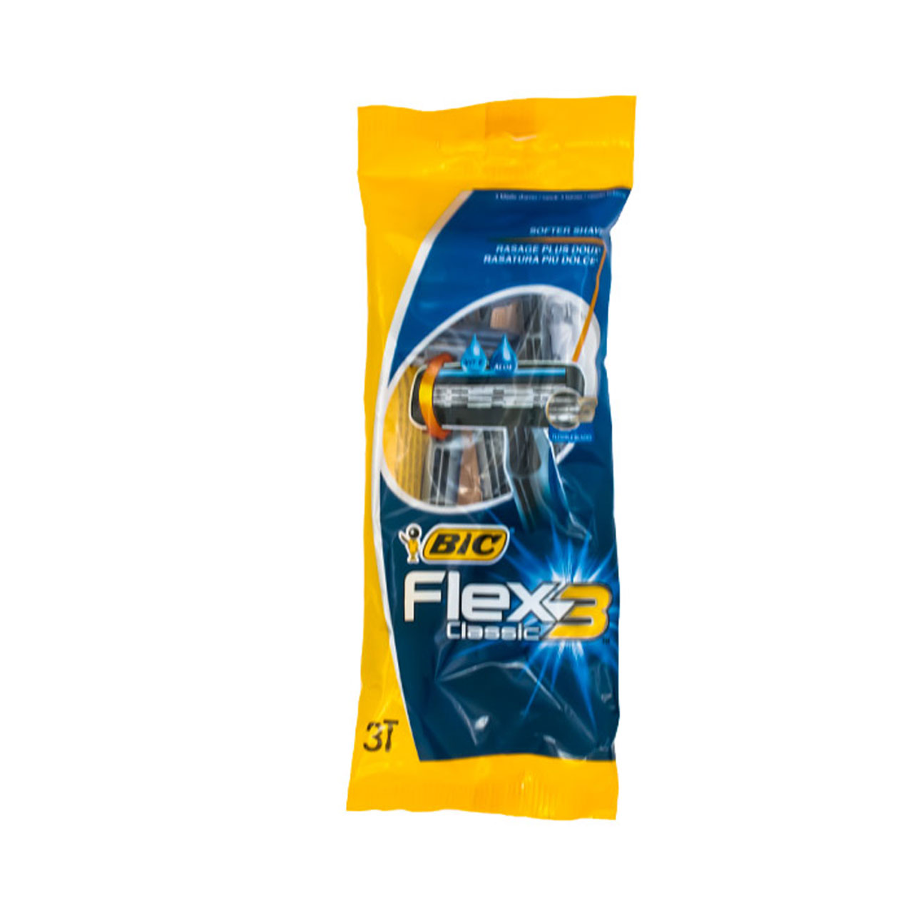 تيغ ژيلت سه تيغه فلکس کلاسيک بيک 3 عددي