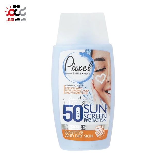 کرم ضدآفتاب پیکسل مدل Sensitive And Dry Skin بدون رنگ حجم 50 میلی لیتر