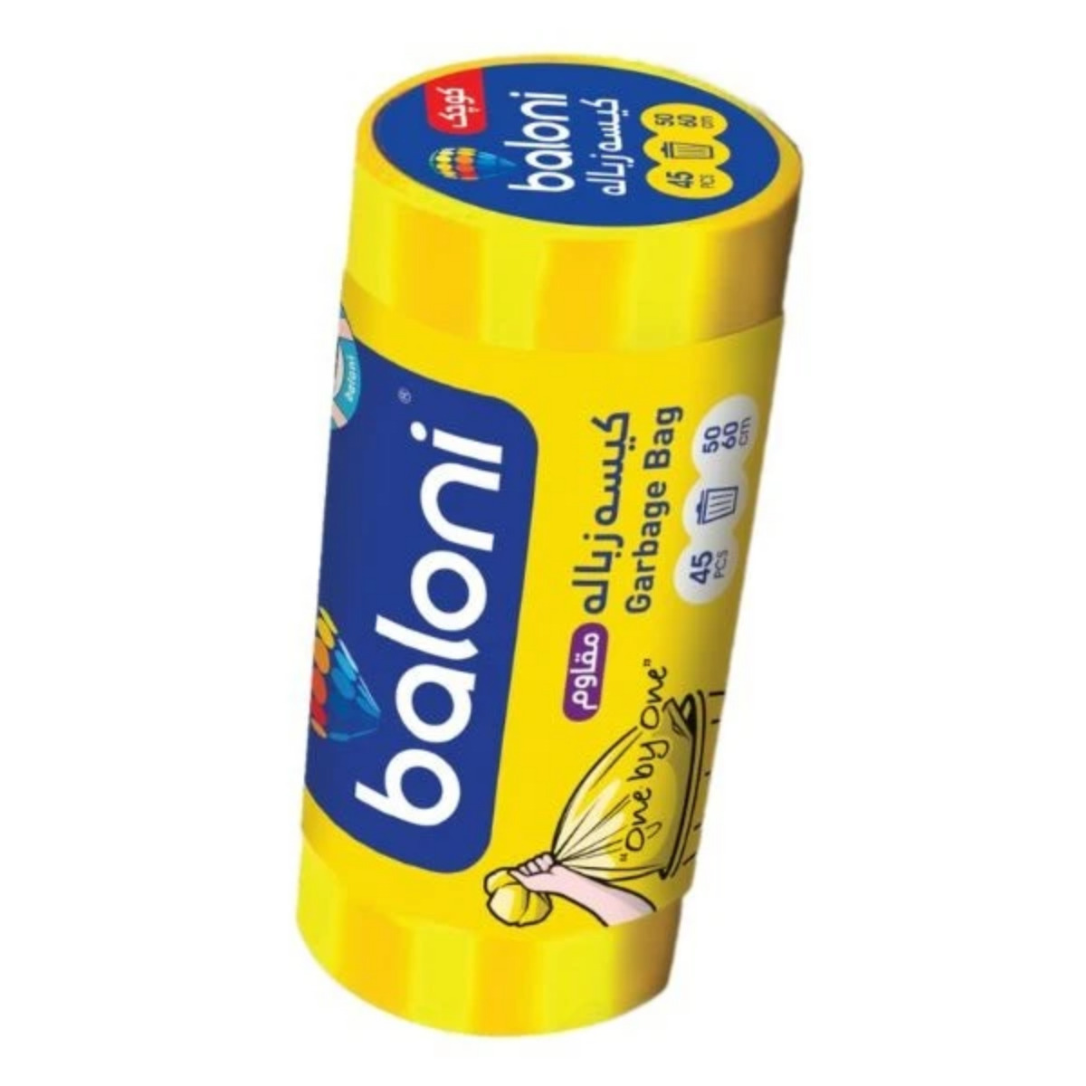 کیسه زباله بالونی مدل Y01 رول 45 عددی