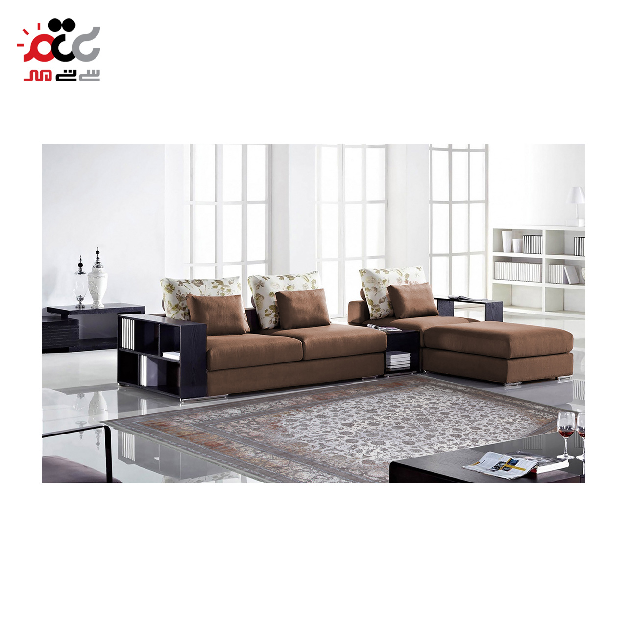 طرح زیبای فرش ماشینی لوتوس