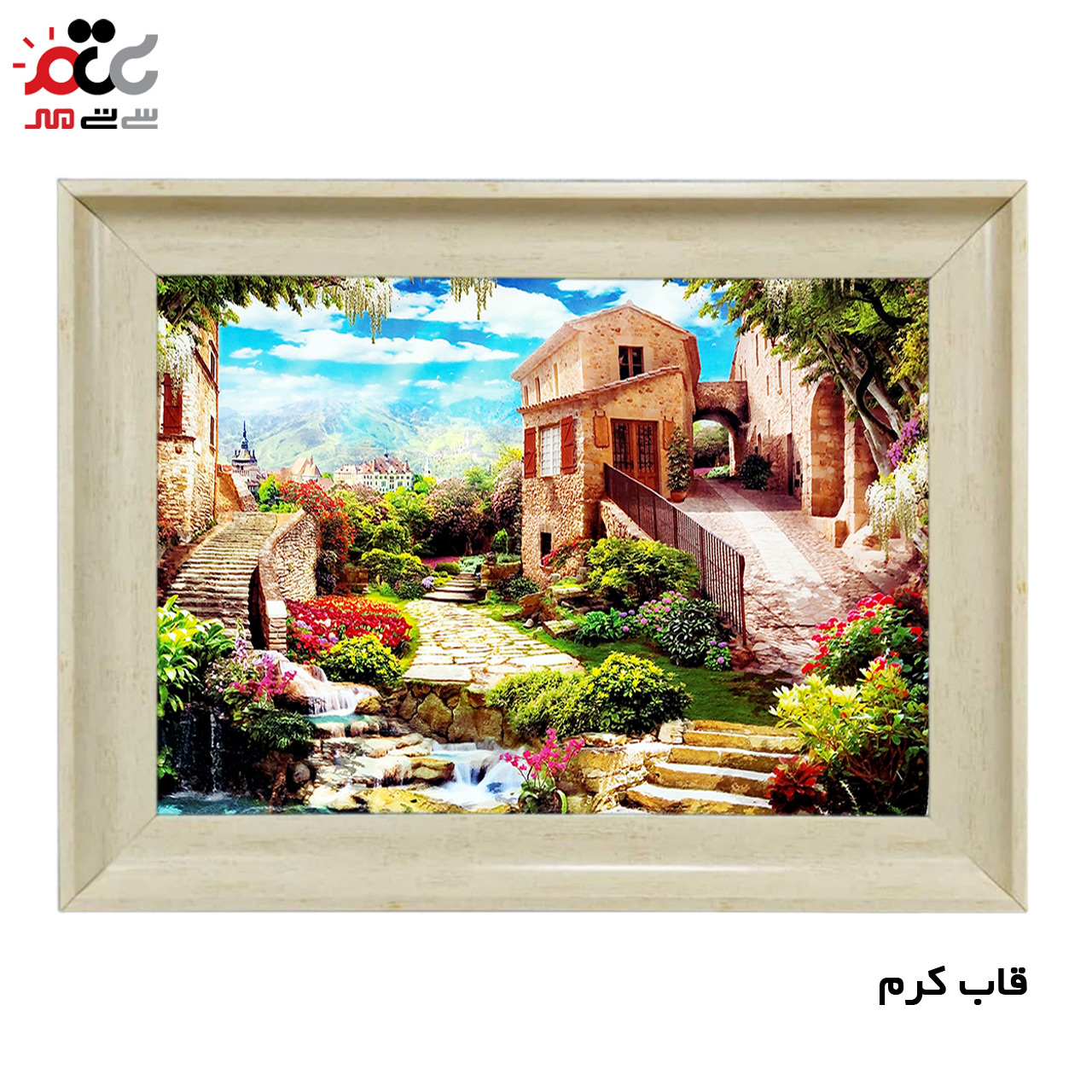 تابلو فرش چاپی طرح منظره کد 10055 سایز 100×70 سانتی متری
