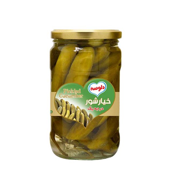 خیارشور ممتاز دلوسه 680 گرمی