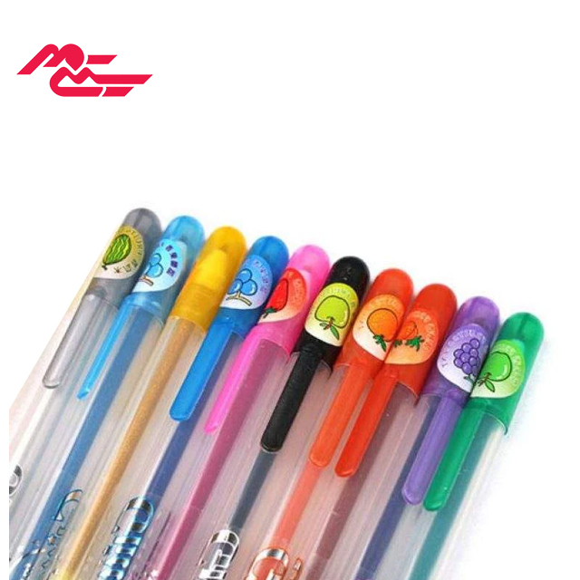 خودکار  اکلیلی 10 رنگ مدل میوه ای