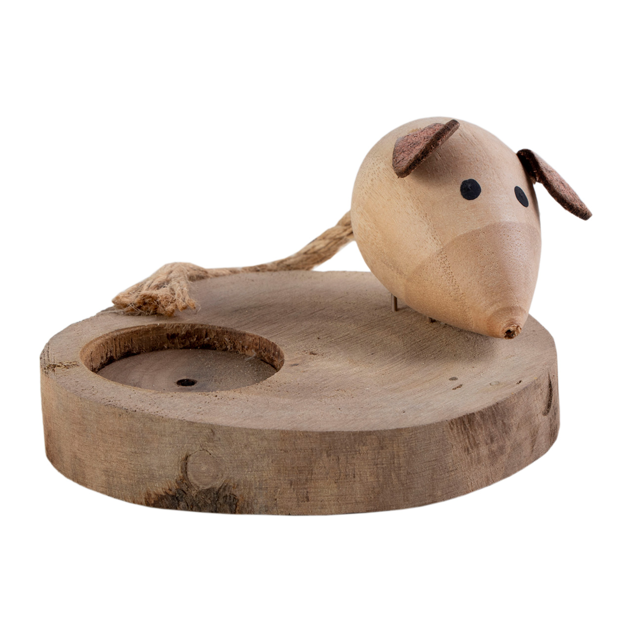 شمعدان چوبی مدل موش