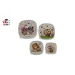 ظرف فریزری مربع زیبا 4 سایز کد 3394