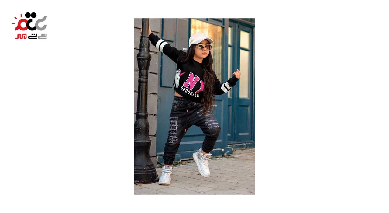 شلوار جین بچه گانه مدل دمپا کش کد 31