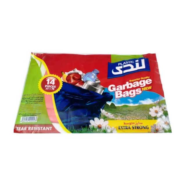 کیسه زباله شیت لندی سایز متوسط بسته 14 عددی