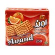 بیسکویت پرتقالی با تزیین شکر آوند 250 گرمی