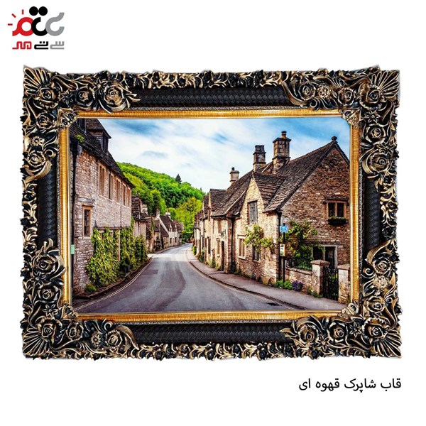 تابلو فرش طرح منظره ی فانتزی کد 10086 سایز 50×50 سانتی متری