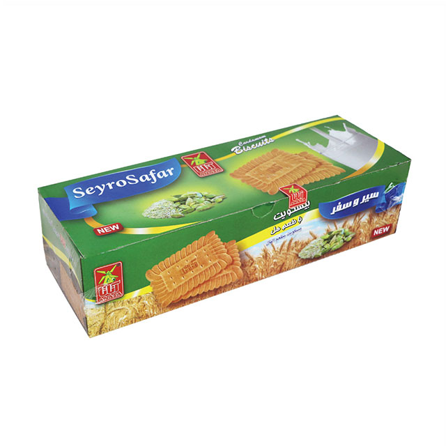 بیسکویت جعبه ای سیر و سفر با طعم هل آناتا 330 گرمی