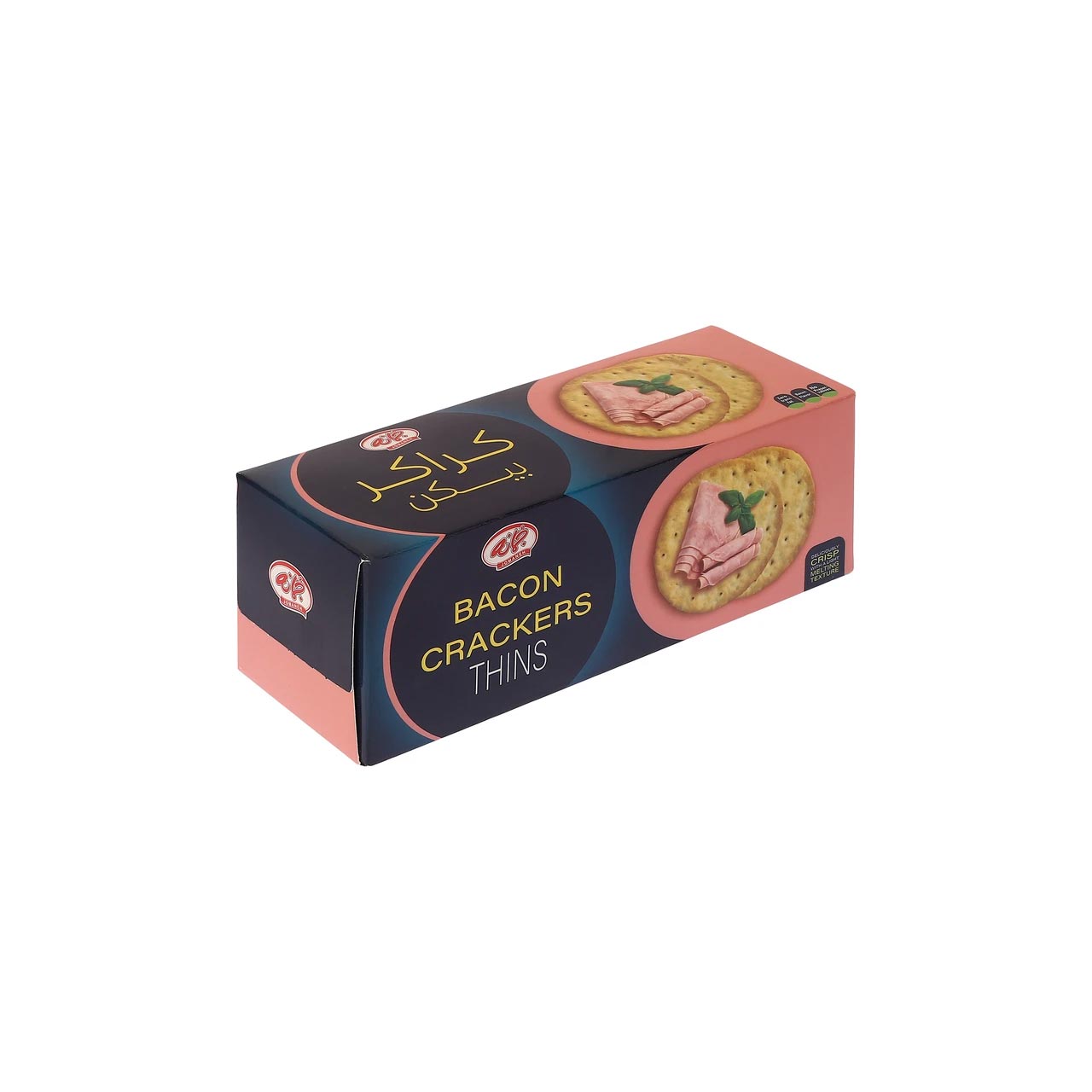 کراکر بیسکوییتی طعم بیکن جمانه 170 گرمی