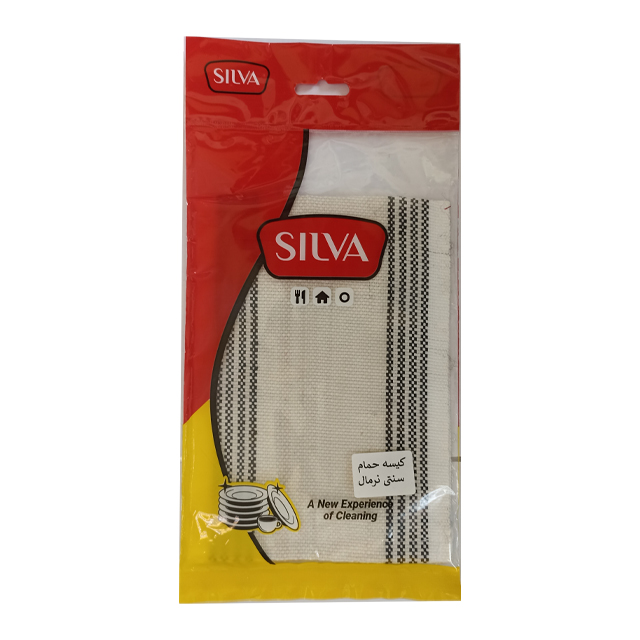 کیسه حمام سنتی سفید نرمال سیلوا