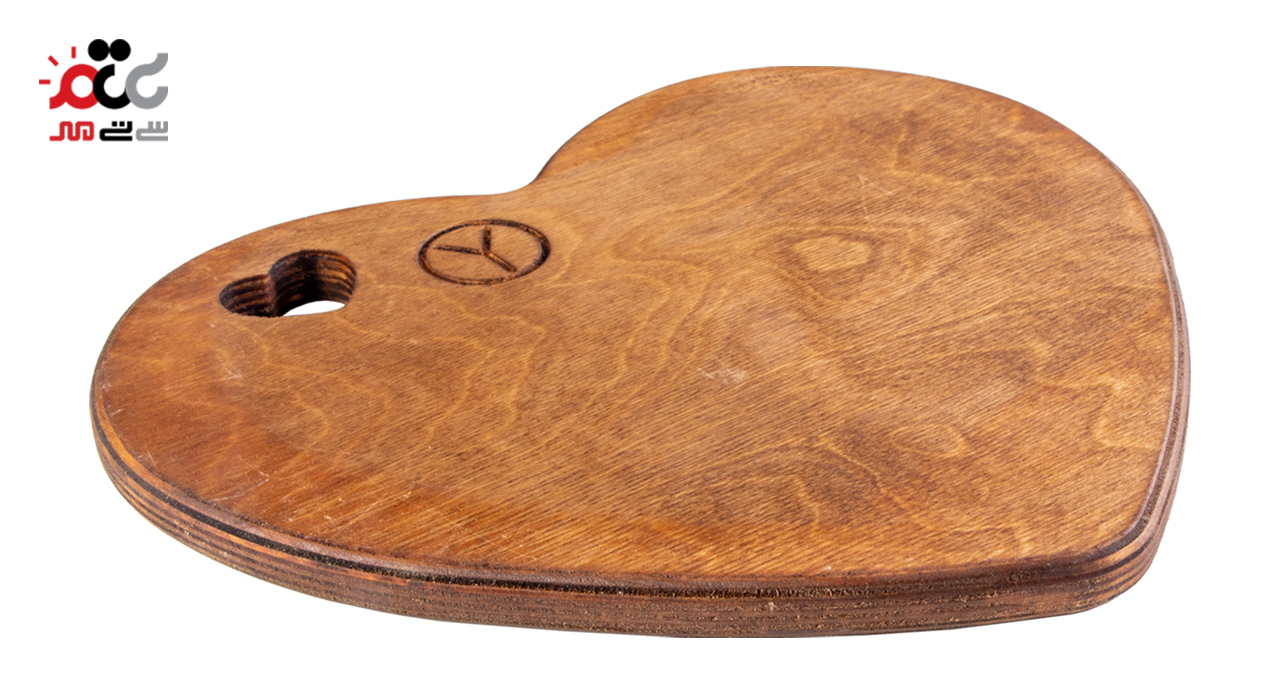 تخته سرو چوبی مدل قلب