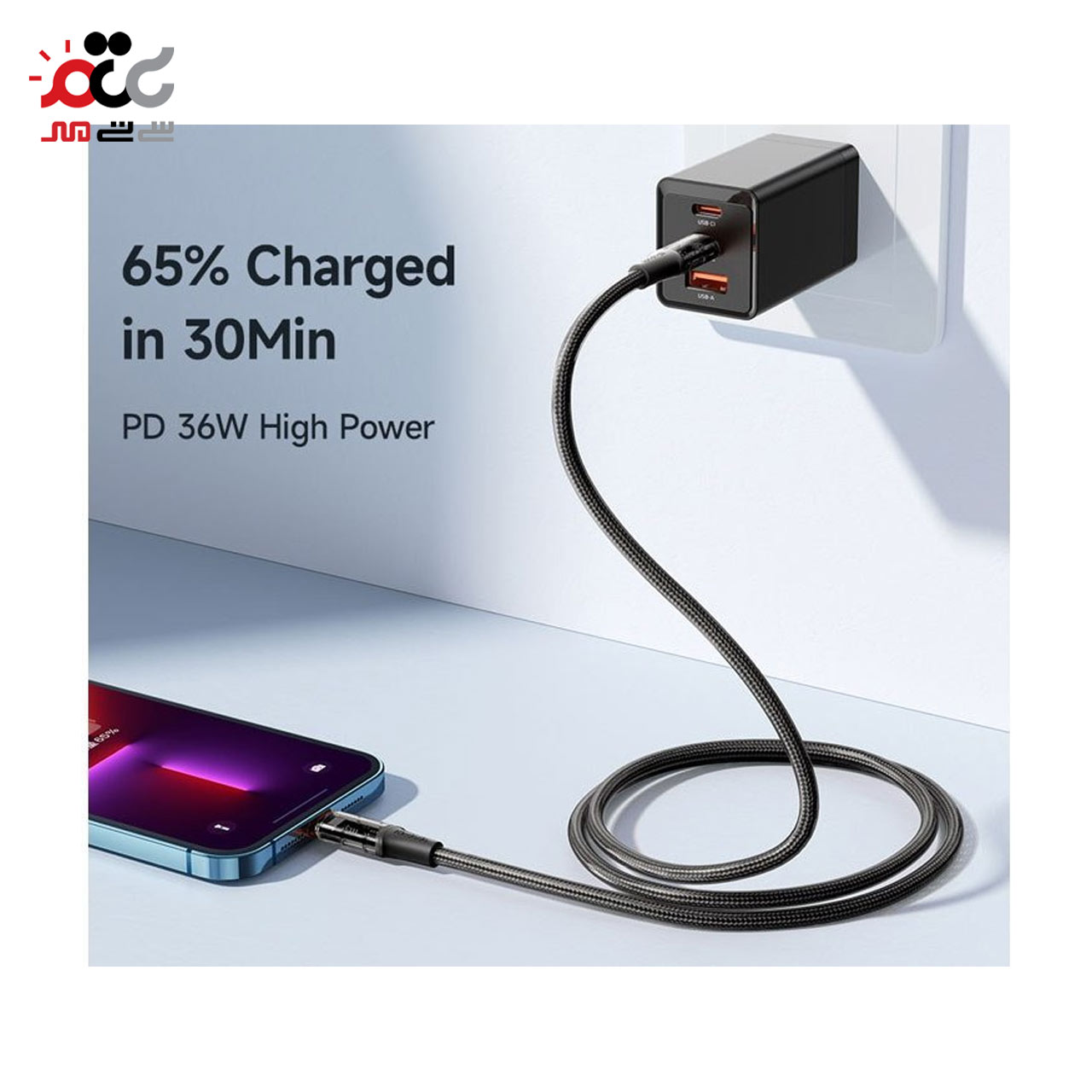 کابل لایتنینگ به تایپ سی مک دودو 36w مدل Mcdodo CA-1592