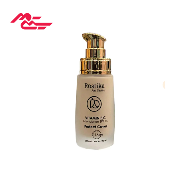 کرم پودر شیشه ای رستیکا شماره 121 حجم 35 میلی لیتری