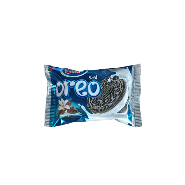 خرید بستنی اورئو وانیلی بیسکوئیت کاکائویی 45 گرمی