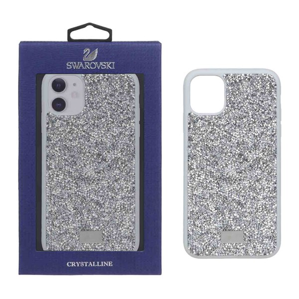 قاب Original Swarovski مدل Apple iPhone 11 - نقره ای (پک دار)
