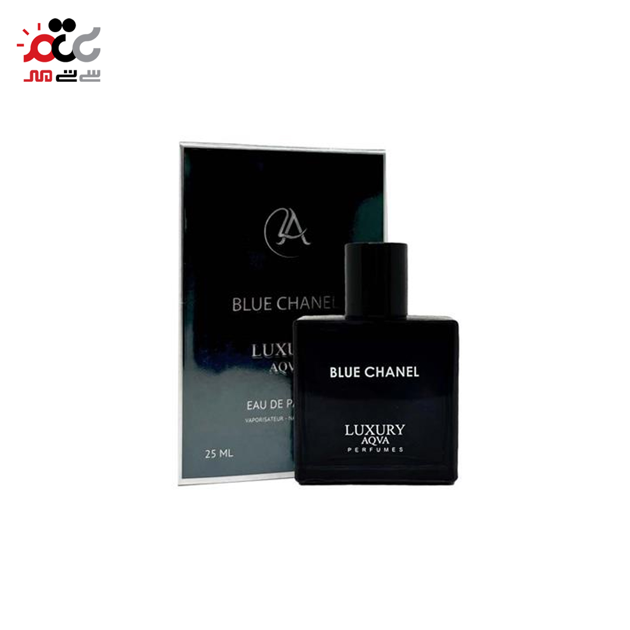 ادو پرفیوم مردانه لاکچری آکوآ مدل Blue Chanel حجم 25 میلی لیتری