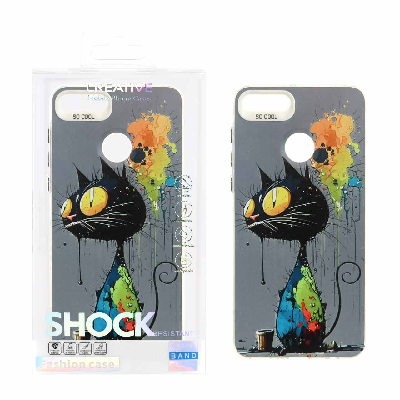 قاب طرح دار SO COOL مدل Huawei Y9 (2018) - کد 621 CHJ (پک دار)