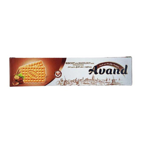 بیسکویت آوند با طعم فندق و تزیین شکر 900 گرمی