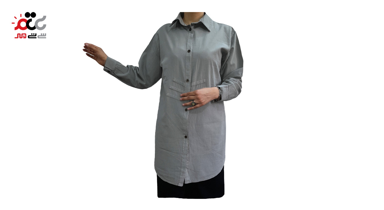 مانتو الیاف طبیعی کد 1002