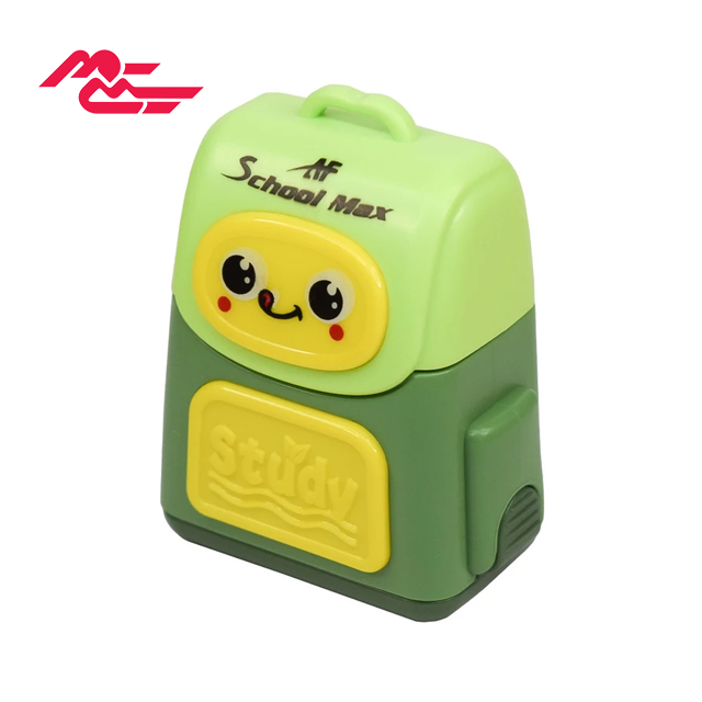 مداد تراش اسکول مکس مدل پاک کن دار طرح کوله