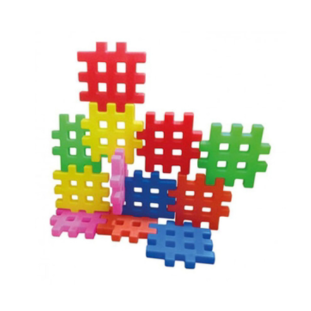 ساختنی مدل بلوک های خانه سازی 12 تکه سایز 30×30 سانتی متر