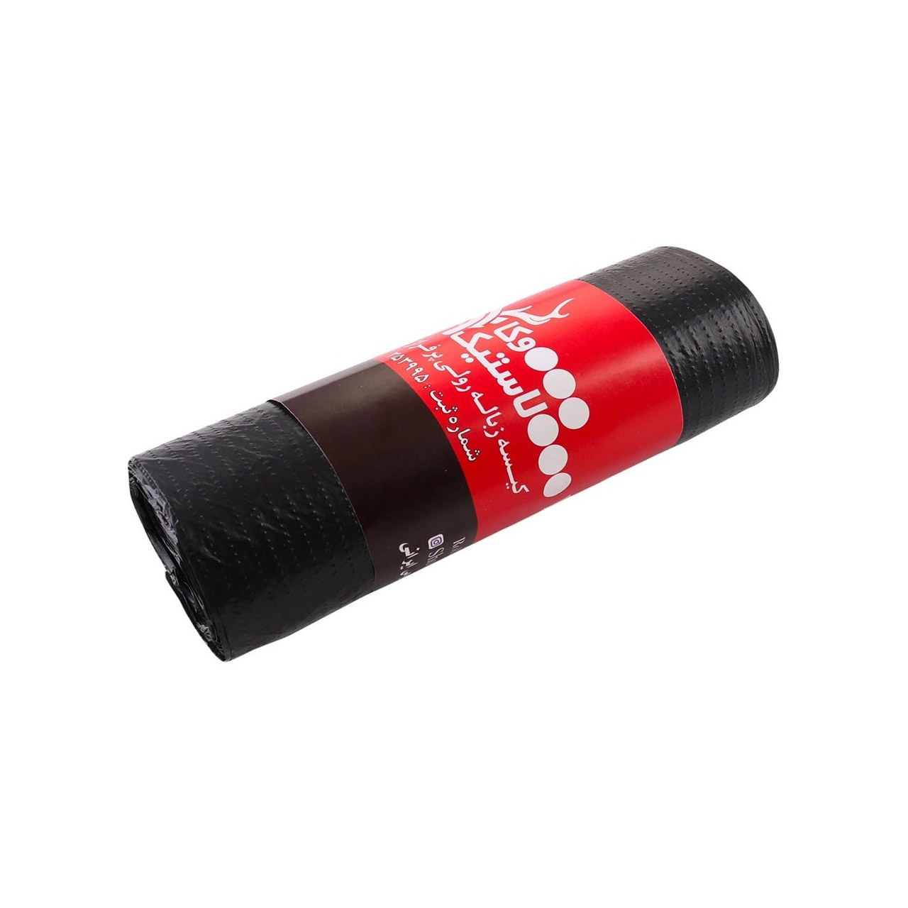 کیسه زباله رولی وکا لاستیک 120 گرمی