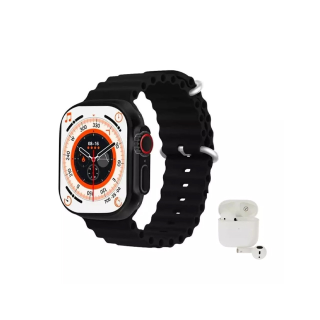 ساعت هوشمند سری 8 و ایرپاد مدل w26 ultra ma