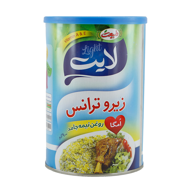روغن نیمه جامد زیروترانس لایت طبیعت 900 گرمی