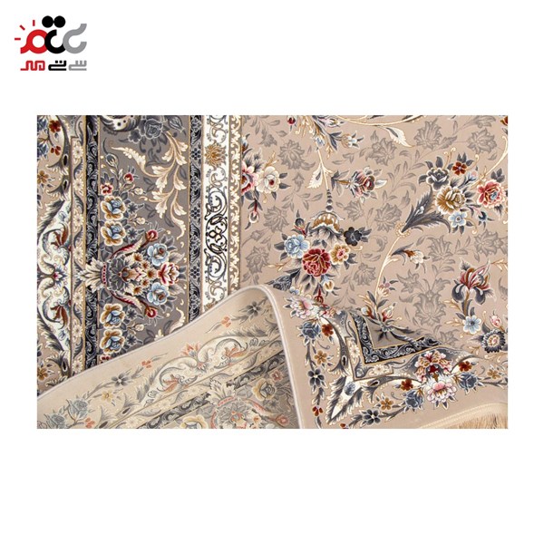 فرش ماشینی مدل بژ کد 12804
