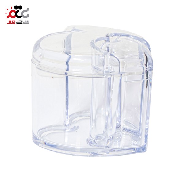 استند اکریلیک پنبه و گوش پاک کن سورباس طرح قلب کد 7050